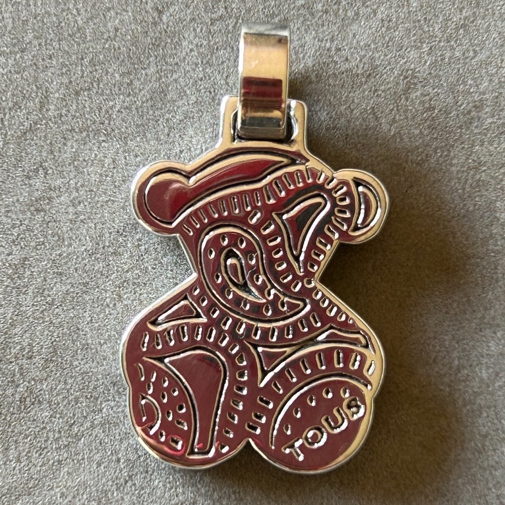 TOUS Double Sided Bear Pendant